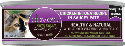 Dave's Chicken & Tuna Recipe In Saucey Paté